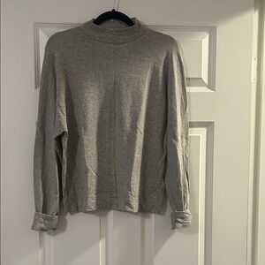 Madewell Heather Gray Long Sleeve Top